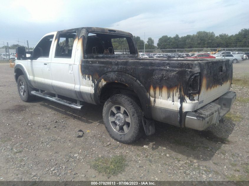 2012 Ford F-250 Lariat VIN: 1FT7W2B61CED18677 Lot: 37028513