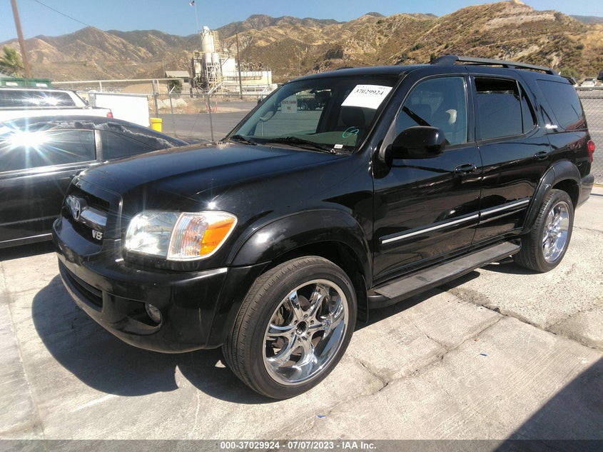 2005 Toyota Sequoia Limited V8 VIN: 5TDZT38A35S259163 Lot: 37029924