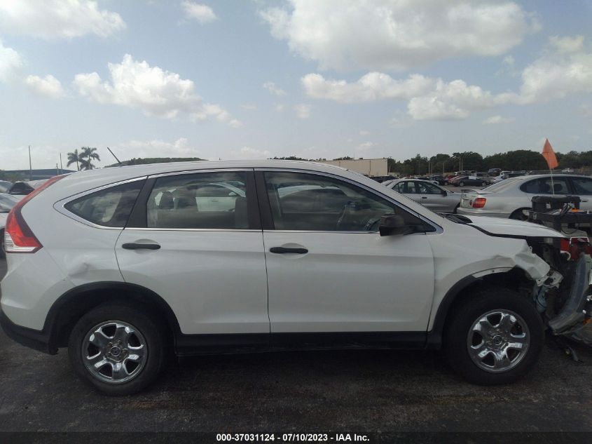 2013 Honda Cr-V Lx VIN: 5J6RM3H34DL027874 Lot: 37031124