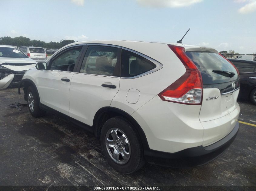 2013 Honda Cr-V Lx VIN: 5J6RM3H34DL027874 Lot: 37031124