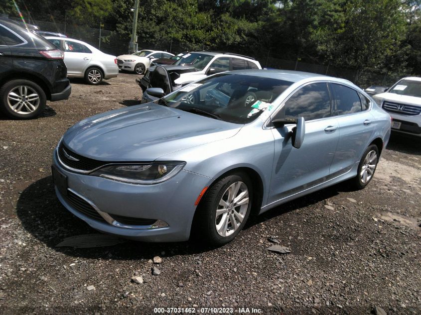 2015 Chrysler 200 Limited VIN: 1C3CCCAB5FN654868 Lot: 37031462