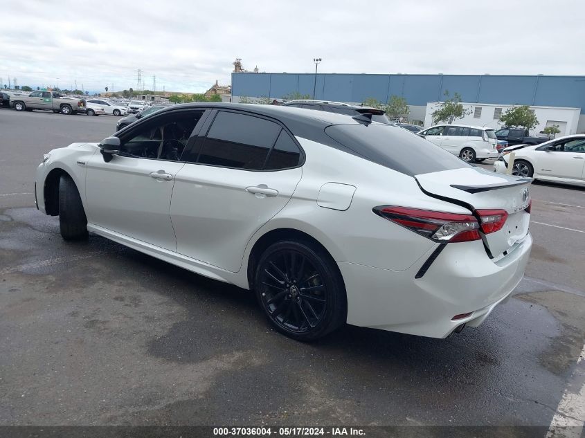 2021 Toyota Camry Xse Hybrid VIN: 4T1K31AK2MU021366 Lot: 37036004