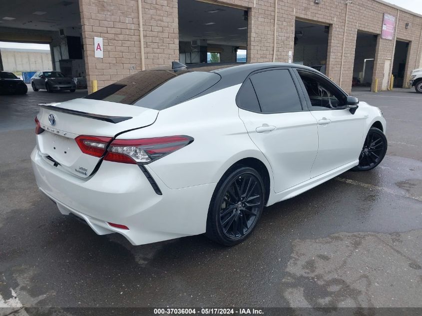 2021 Toyota Camry Xse Hybrid VIN: 4T1K31AK2MU021366 Lot: 37036004