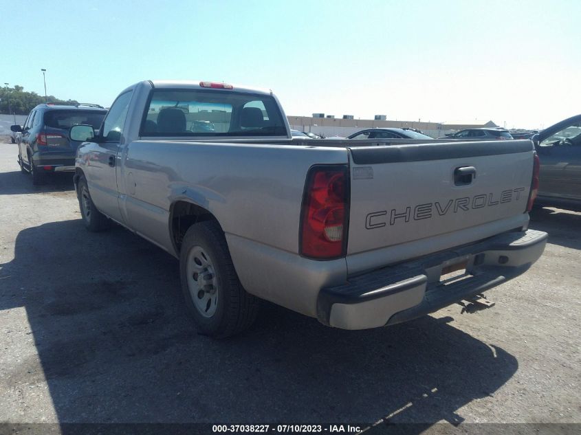 2007 Chevrolet Silverado 1500 Classic Work Truck VIN: 3GCEC14X07G249592 Lot: 37038227