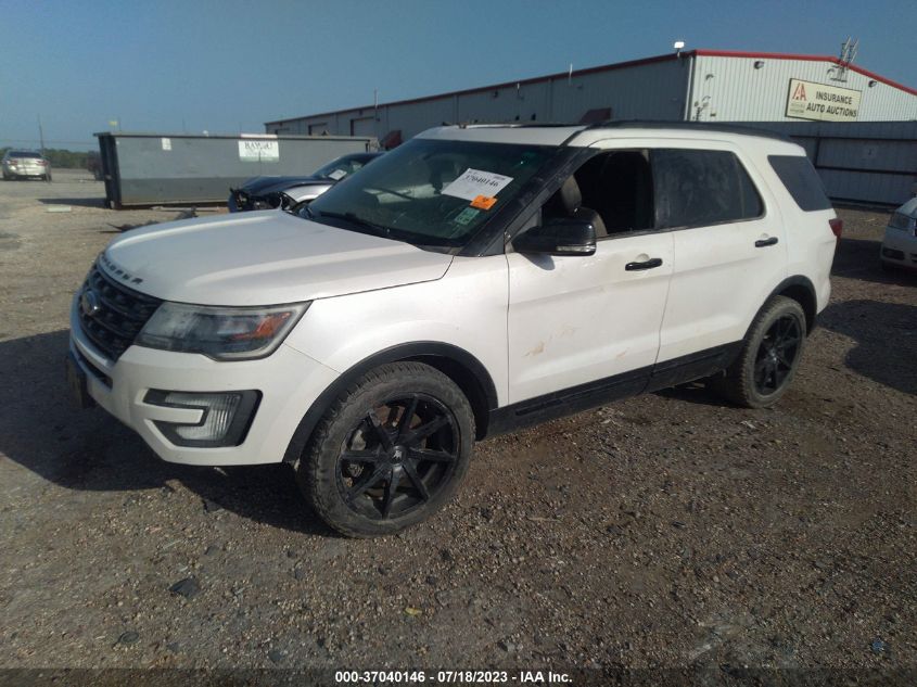 2017 Ford Explorer Sport VIN: 1FM5K8GT7HGB70160 Lot: 37040146