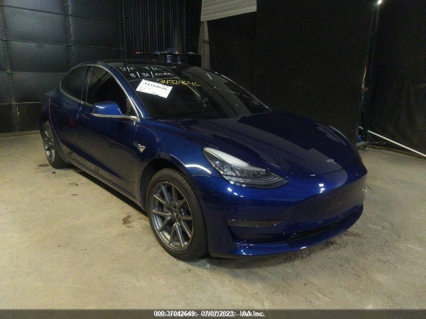 2020 Tesla Model 3 Standard Range Plus Rear-Wheel Drive/Standard Range Rear-Wheel Drive VIN: 5YJ3E1EA1LF476236 Lot: 37042649