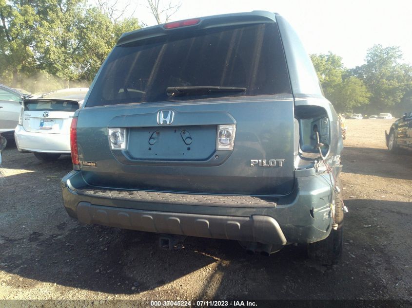 2005 Honda Pilot Ex VIN: 5FNYF18425B053550 Lot: 37045224