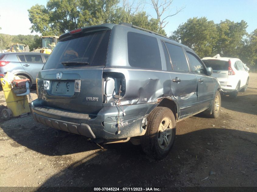 5FNYF18425B053550 2005 Honda Pilot Ex