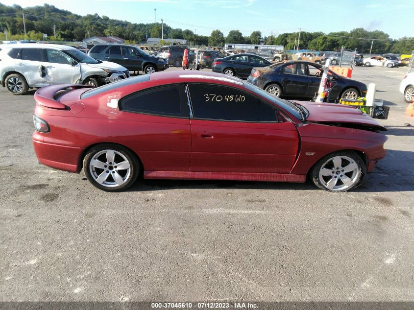 2006 Pontiac Gto VIN: 6G2VX12U26L816116 Lot: 37045610