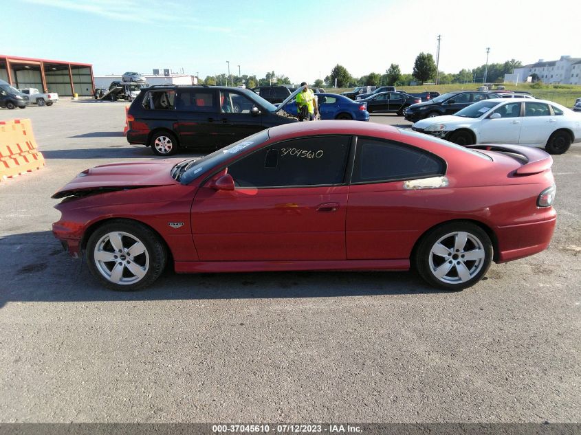 2006 Pontiac Gto VIN: 6G2VX12U26L816116 Lot: 37045610