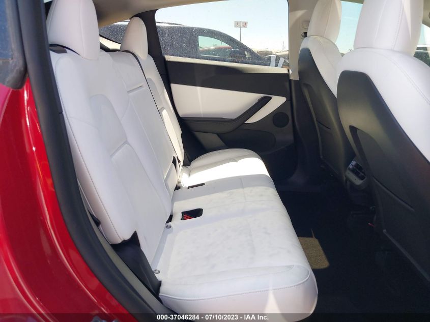 2022 Tesla Model Y Performance VIN: 7SAYGDEF0NF500061 Lot: 37046284