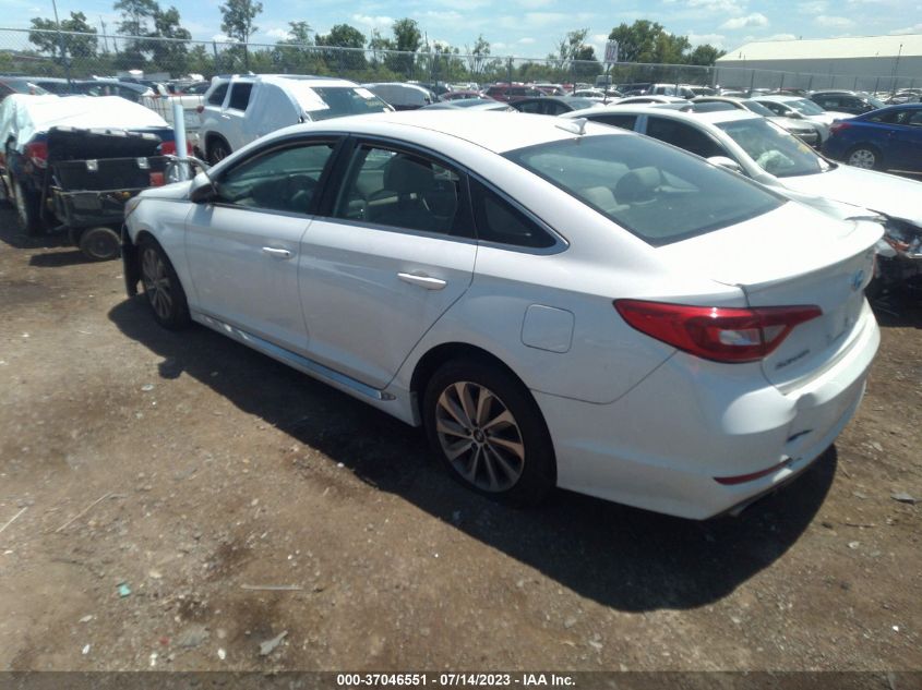 2015 Hyundai Sonata 2.4L Sport VIN: 5NPE34AF2FH027610 Lot: 37046551