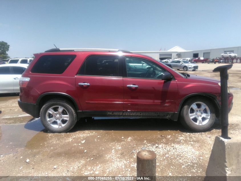 2011 GMC Acadia Sl VIN: 1GKKRNED7BJ202844 Lot: 37048255