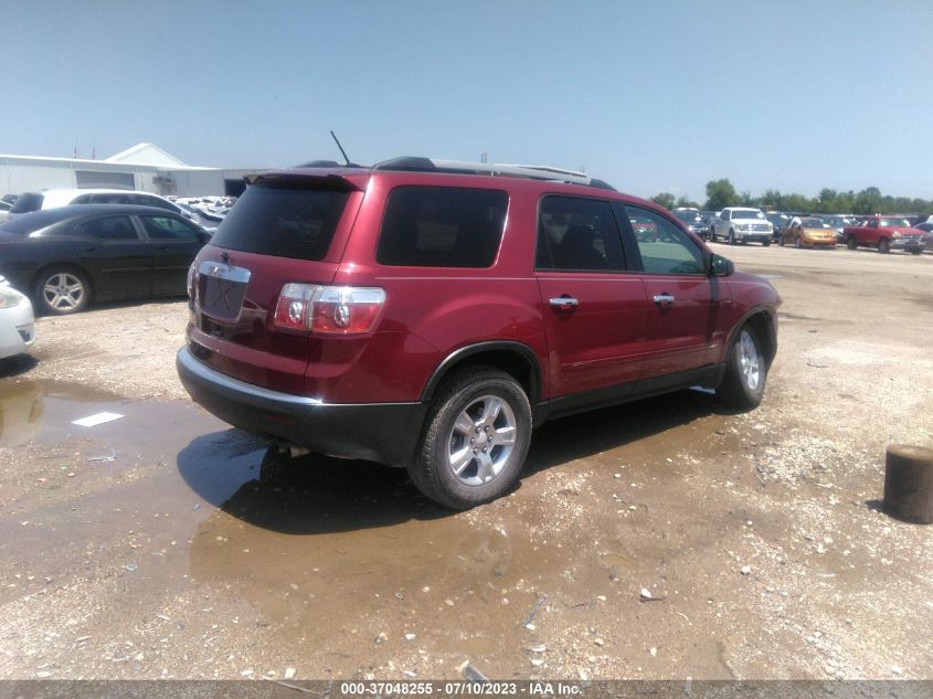 2011 GMC Acadia Sl VIN: 1GKKRNED7BJ202844 Lot: 37048255