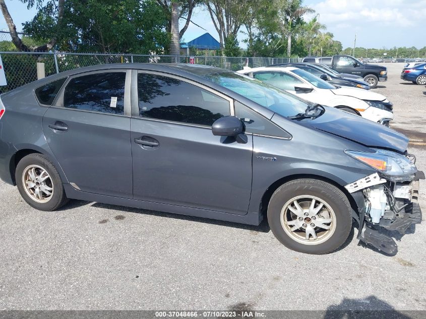 2011 Toyota Prius I/Ii/Iii/Iv/V VIN: JTDKN3DU4B0292456 Lot: 37048466