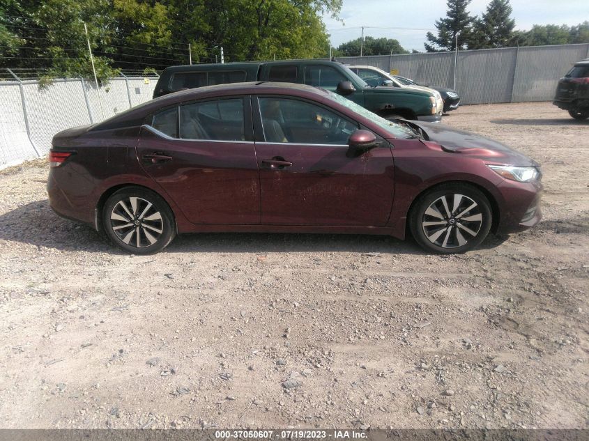 2022 Nissan Sentra Sv Xtronic Cvt VIN: 3N1AB8CV2NY233107 Lot: 37050607