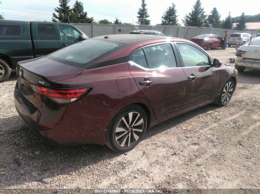 2022 Nissan Sentra Sv Xtronic Cvt VIN: 3N1AB8CV2NY233107 Lot: 37050607