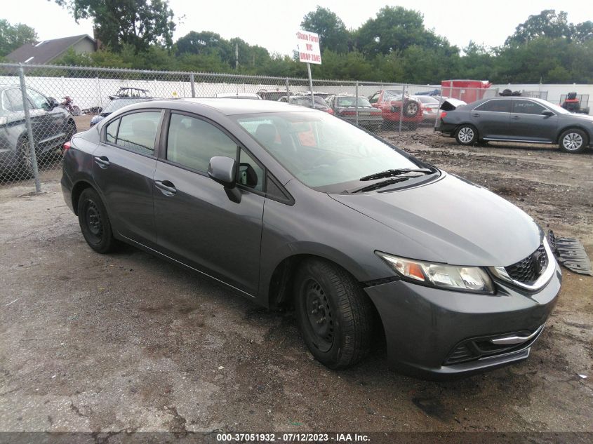 2013 Honda Civic Lx VIN: 19XFB2F51DE036702 Lot: 37051932