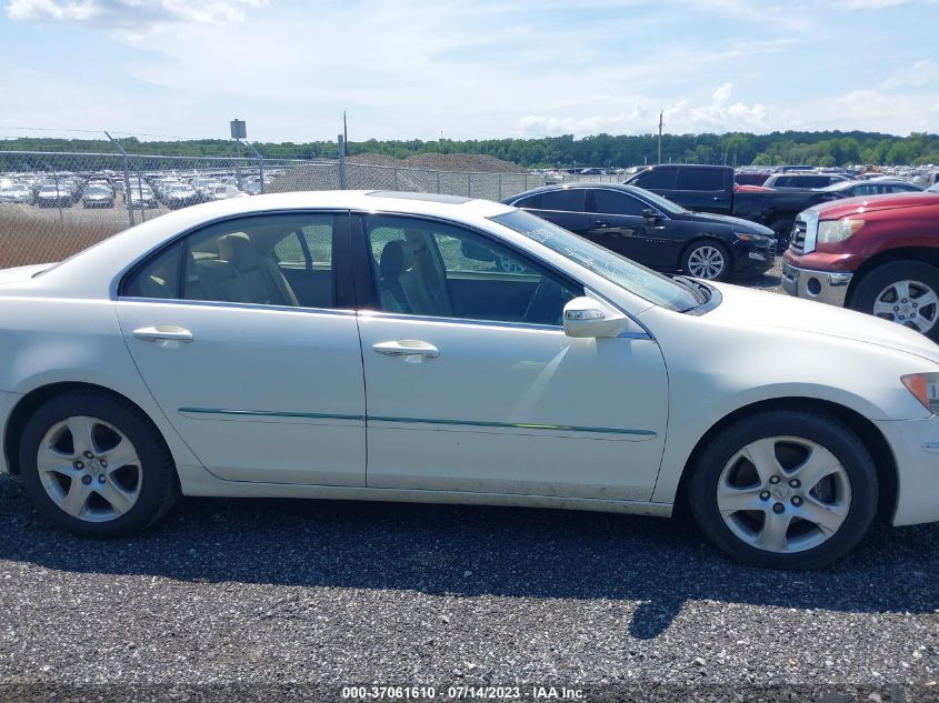 2005 Acura Rl 3.5 VIN: JH4KB16575C011321 Lot: 37061610