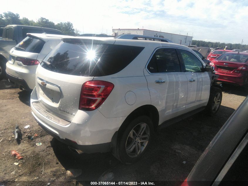 2016 Chevrolet Equinox Ltz VIN: 2GNFLGE37G6211749 Lot: 37065144