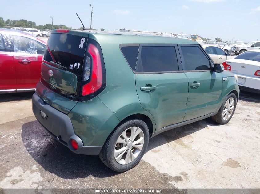 2014 Kia Soul + VIN: KNDJP3A55E7005317 Lot: 37068781