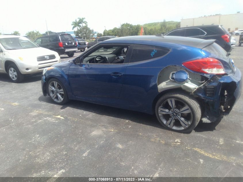 2017 Hyundai Veloster Value Edition VIN: KMHTC6AD9HU322239 Lot: 37068913