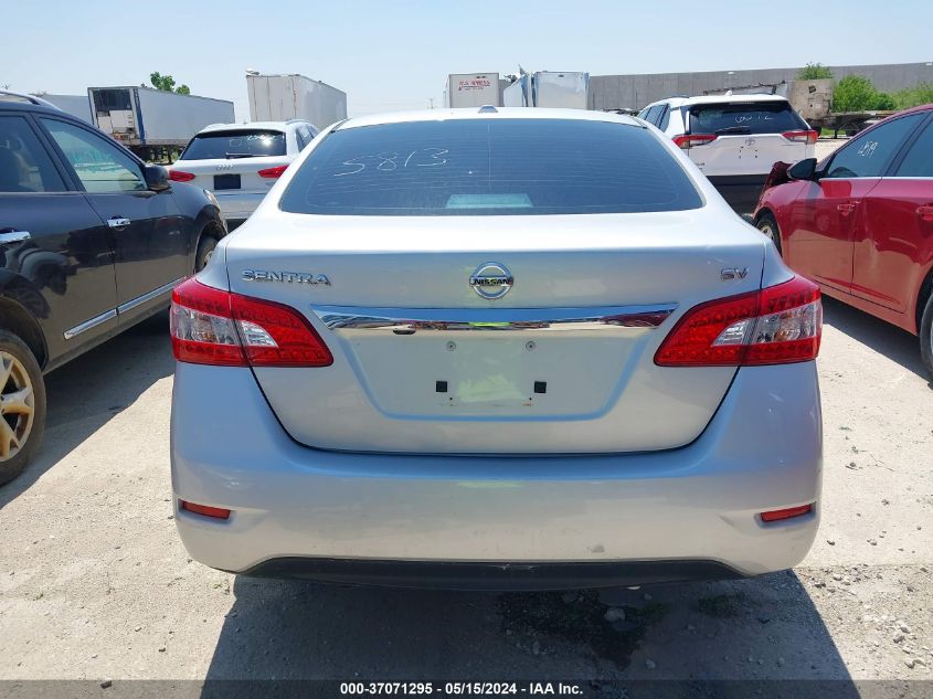 2015 Nissan Sentra Fe+ S/Sv/S/Sr/Sl VIN: 3N1AB7AP0FL656345 Lot: 37071295