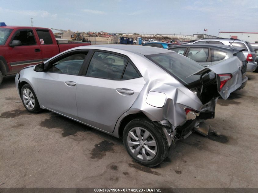 2016 Toyota Corolla Le VIN: 5YFBURHE5GP519661 Lot: 37071984