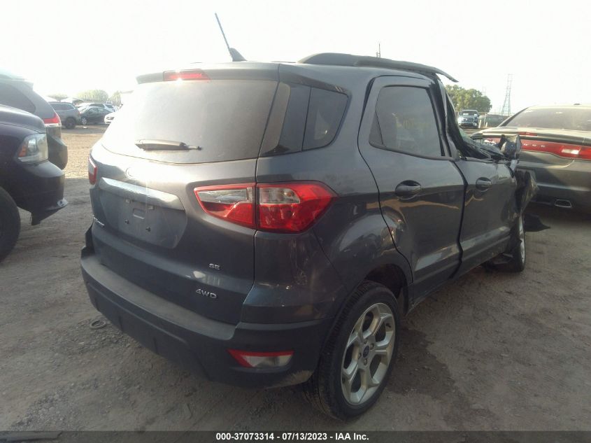 2021 Ford Ecosport Se VIN: MAJ6S3GL5MC454910 Lot: 37073314