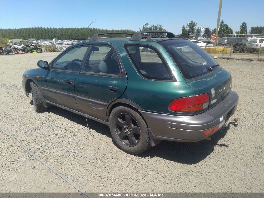 1997 Subaru Impreza Outback Sport VIN: JF1GF4852VH814380 Lot: 37074486