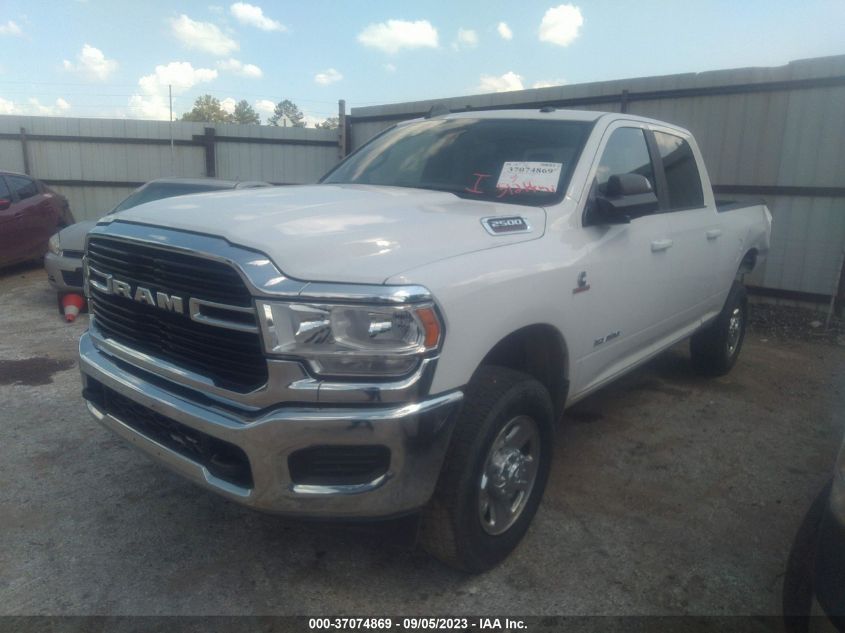 2021 Ram 2500 Lone Star Regular Cab 4X4 8' Box VIN: 3C6UR5DL3MG653147 Lot: 37074869