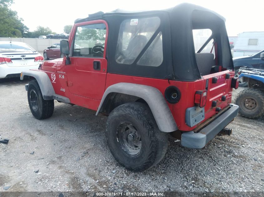 2002 Jeep Wrangler X VIN: 1J4FA39S62P769992 Lot: 37076171