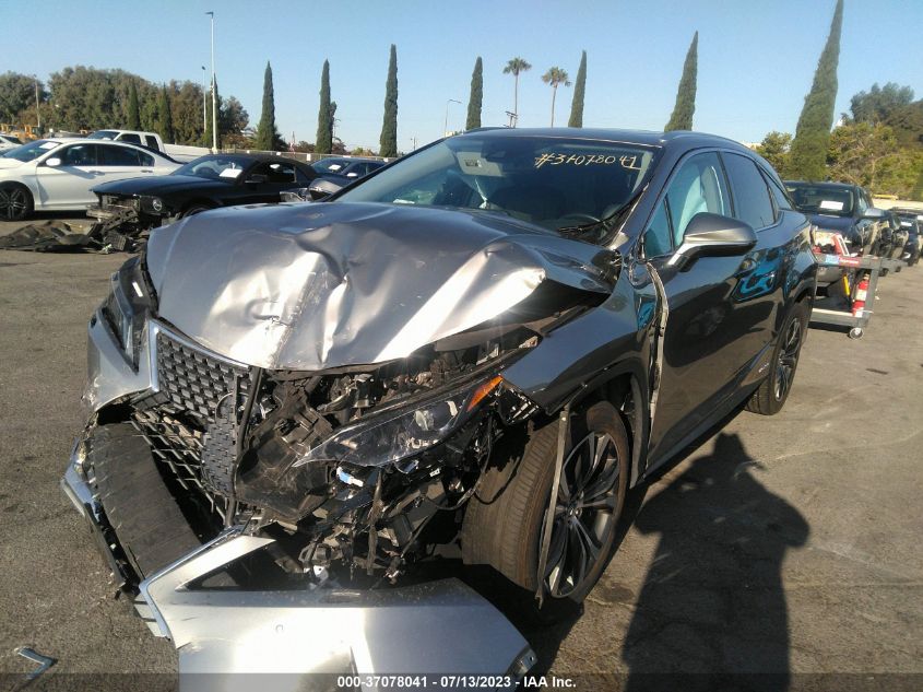 2021 Lexus Rx 450H VIN: 2T2HGMDA4MC065997 Lot: 38090496