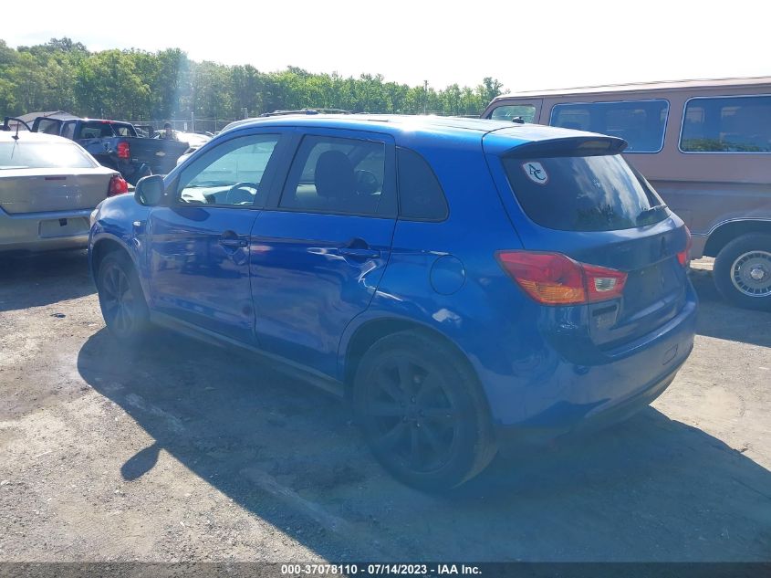 2015 Mitsubishi Outlander Sport Es VIN: 4A4AP3AW9FE025696 Lot: 37078110