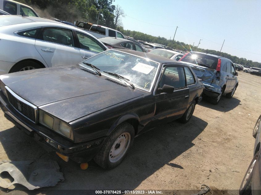 1985 Maserati Biturbo VIN: ZAMAL1107FB313846 Lot: 37078425