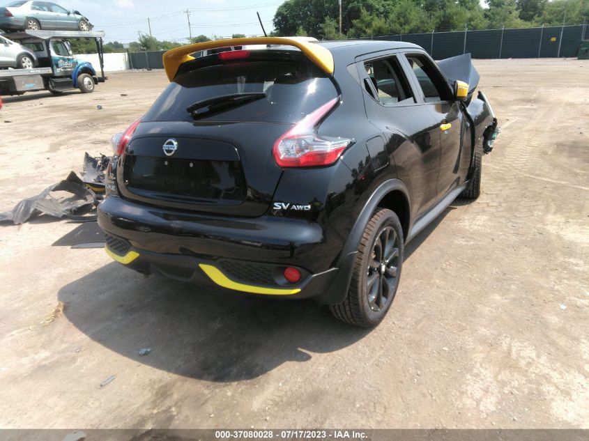 JN8AF5MV4GT659119 2016 Nissan Juke Sv