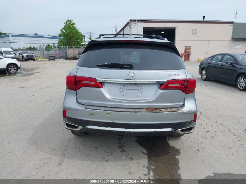 2017 Acura Mdx W/Technology Package VIN: 5FRYD4H57HB036844 Lot: 37080198