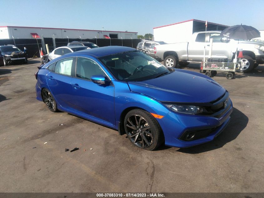 2019 Honda Civic Sport VIN: 2HGFC2F8XKH554219 Lot: 37083310