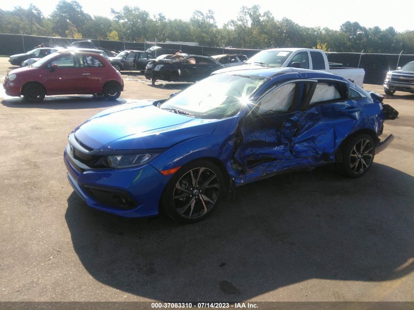 2019 Honda Civic Sport VIN: 2HGFC2F8XKH554219 Lot: 37083310