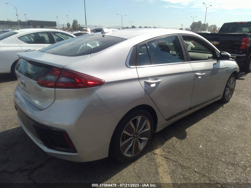 2018 Hyundai Ioniq Hybrid Limited VIN: KMHC85LC4JU101993 Lot: 37084479