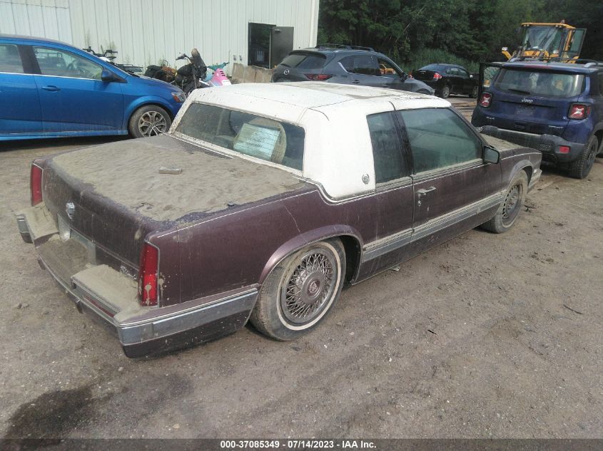 1989 Cadillac Eldorado VIN: 1G6EL1159KU611463 Lot: 40112398