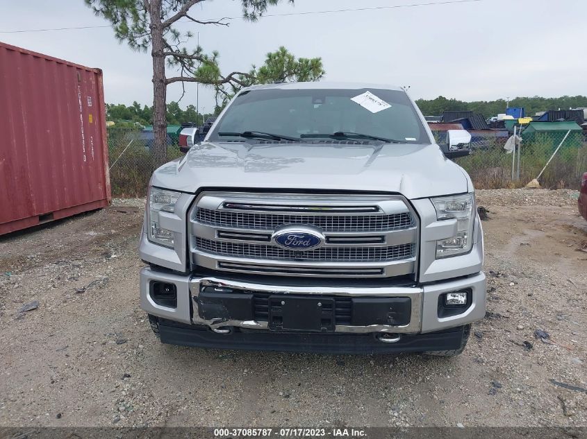 2016 Ford F-150 Platinum VIN: 1FTEW1EF1GFB51122 Lot: 37085787