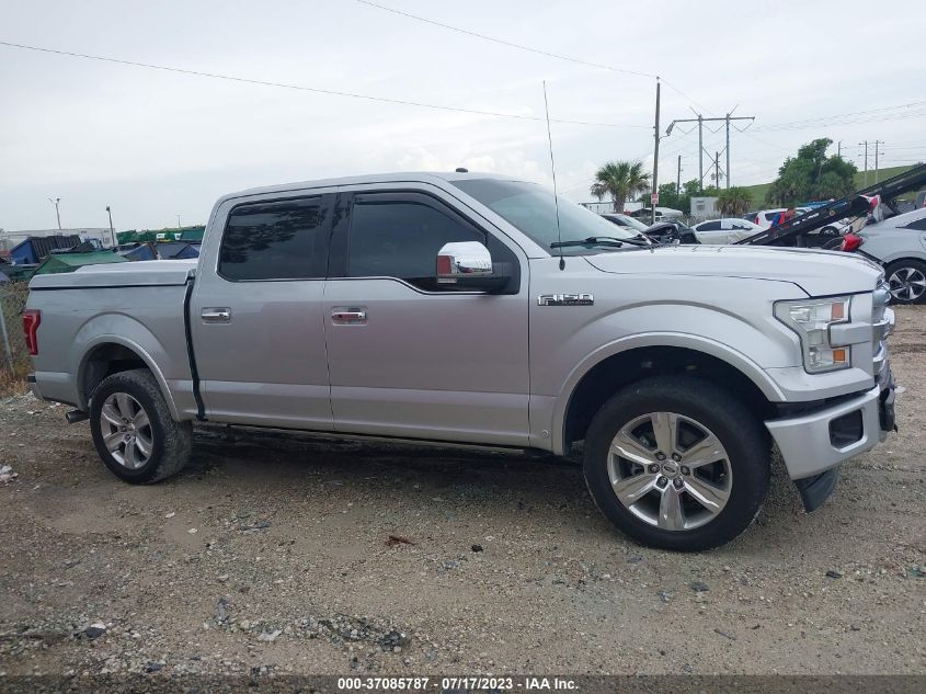 1FTEW1EF1GFB51122 2016 Ford F-150 Platinum