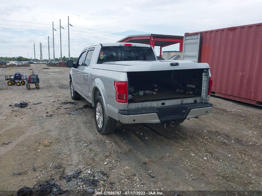 1FTEW1EF1GFB51122 2016 Ford F-150 Platinum