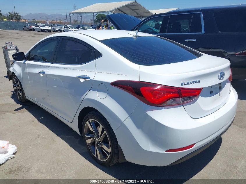 2015 Hyundai Elantra Limited VIN: 5NPDH4AE5FH586671 Lot: 37088240