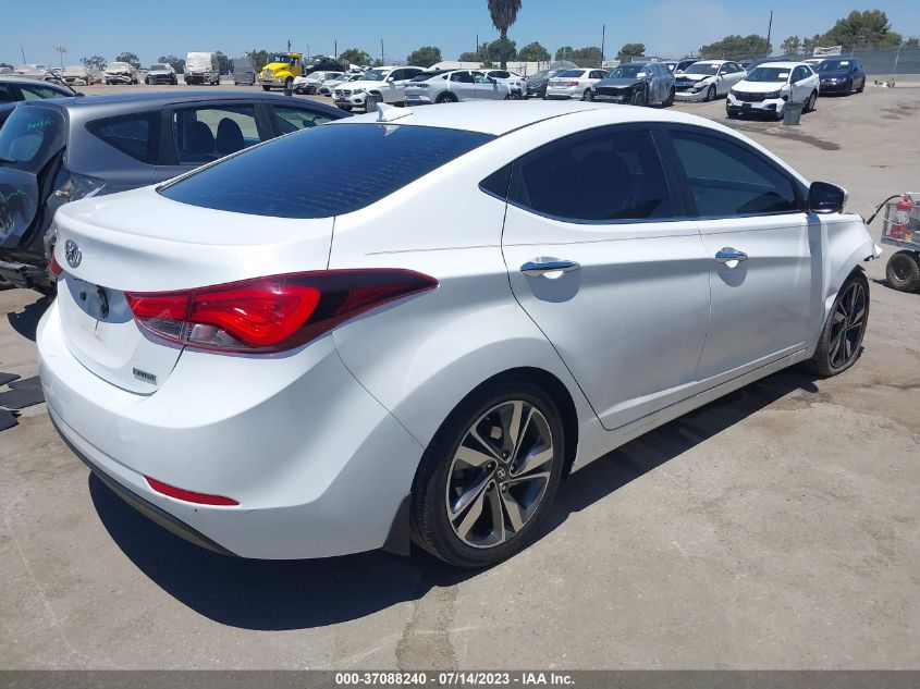 2015 Hyundai Elantra Limited VIN: 5NPDH4AE5FH586671 Lot: 37088240