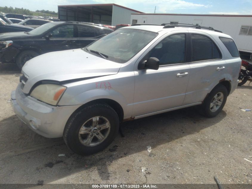 KNDJC733445331845 2004 Kia Sorento Ex/Lx