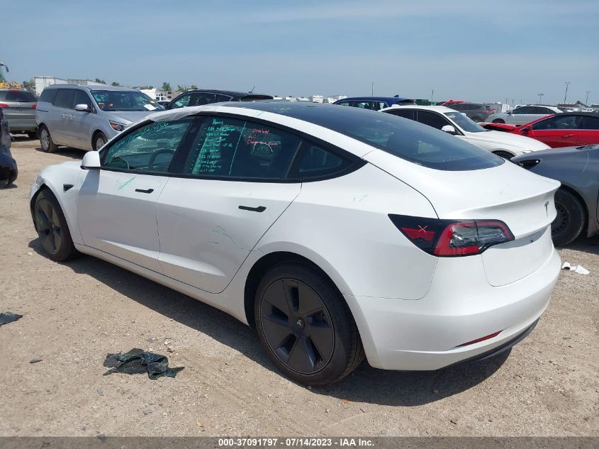 2023 Tesla Model 3 Rear-Wheel Drive VIN: 5YJ3E1EA1PF411506 Lot: 40631171