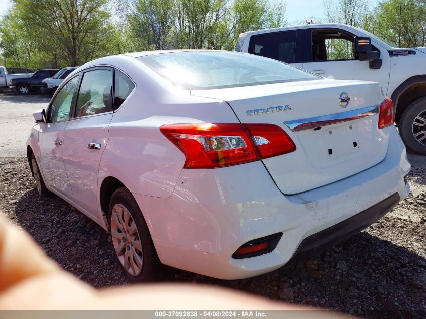 2019 Nissan Sentra S VIN: 3N1AB7AP3KY395774 Lot: 37092638