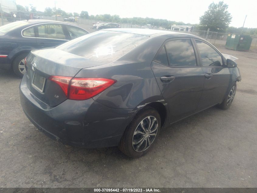 2019 Toyota Corolla Le VIN: 2T1BURHE6KC217899 Lot: 37095442